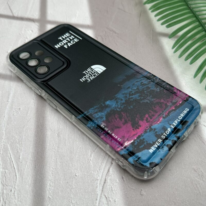 قاب گوشی Galaxy A32 4G سامسونگ ایربگ دار رویال طرح The North Face محافظ لنز دار کد 47898 - Image 2