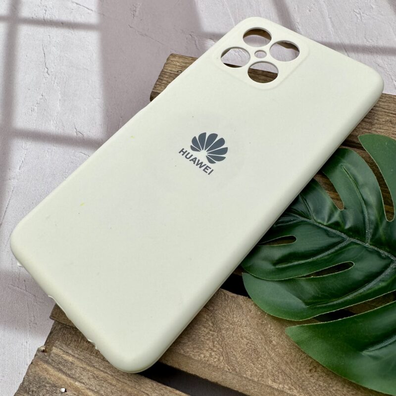 قاب گوشی HONOR X8 4G آنر سیلیکونی پاک کنی اورجینال داخل پارچه ای محافظ لنزدار رنگ کرم کد 60638 - Image 2