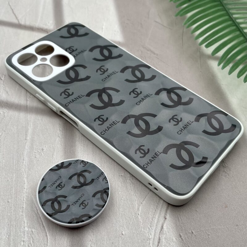 قاب گوشی HONOR X8 4G آنر پافری شش ضلعی دور سیلیکونی محافظ لنزدار طرح CHANEL شنل کد 65384 - Image 2