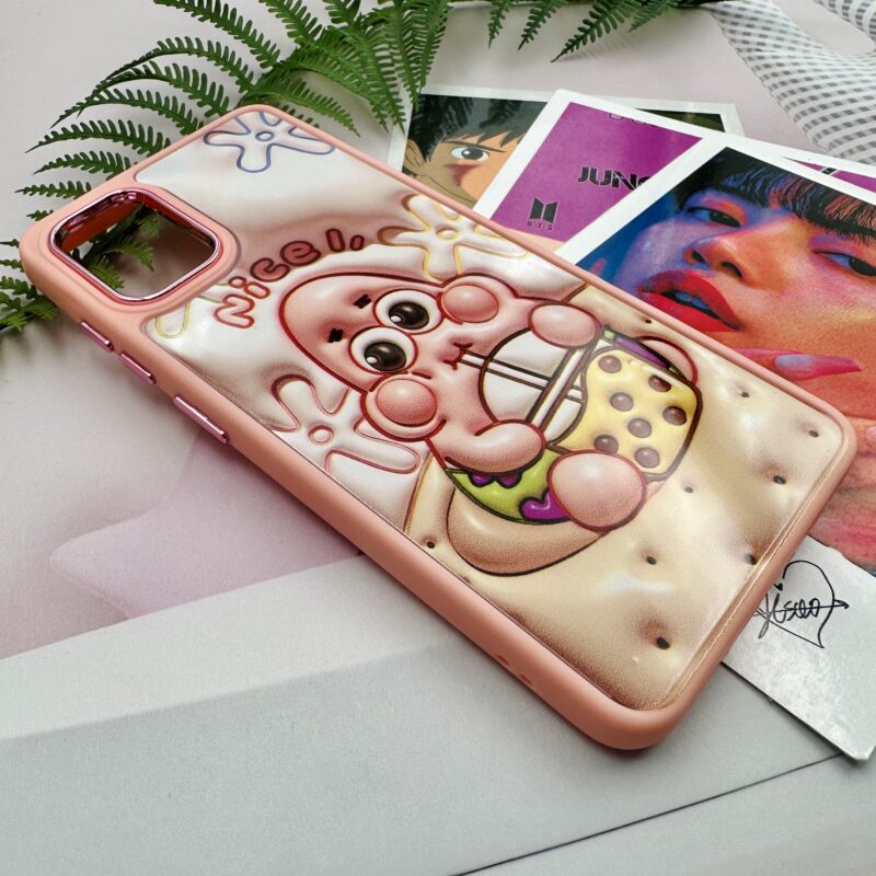 قاب گوشی Galaxy A51 سامسونگ دور سیلیکونی متال طرح سه بعدی پاتریک کد 66603 - Image 2