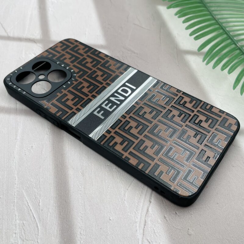 قاب گوشی HONOR X8 4G آنر آینه ای دور سیلیکونی اورجینال CASETIFY طرح فندی Fendi محافظ لنزدار کد 72191 - Image 2