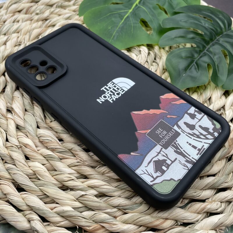 قاب گوشی Galaxy A51 سامسونگ Solid case سیلیکونی طرح The North Face رنگ مشکی محافظ لنزدار کد 74457 - Image 2
