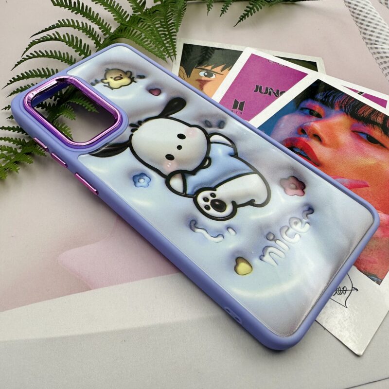 قاب گوشی Galaxy A73 سامسونگ دور سیلیکونی متال طرح سه بعدی سگ کد 76662 - Image 2