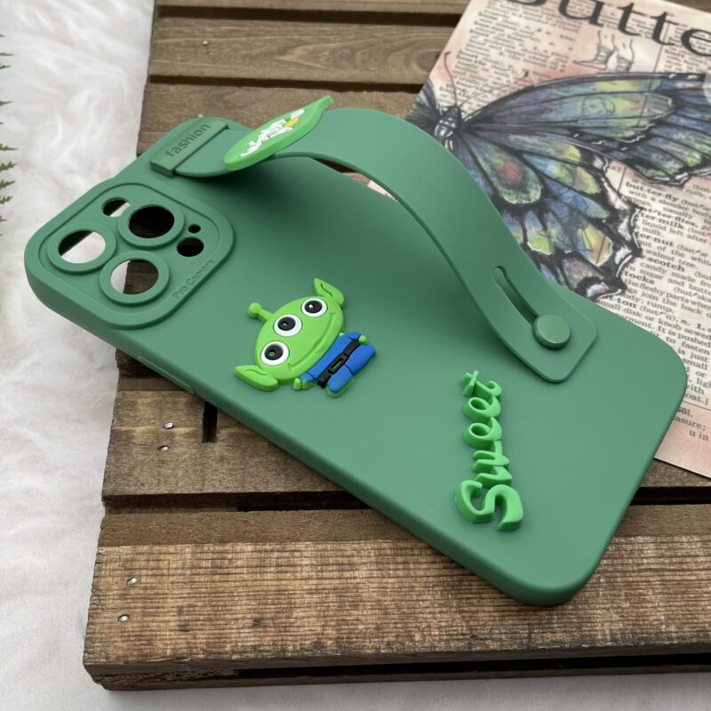 قاب گوشی iPhone 13 Pro Max آیفون سیلیکونی دستبندی سه بعدی برجسته طرح عروسکی sweet محافظ لنزدار کد 99272 - Image 2