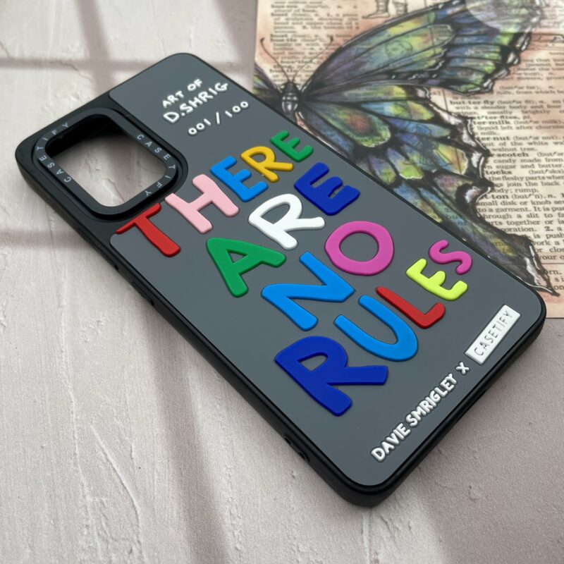 قاب گوشی Galaxy A53 سامسونگ سیلیکونی برجسته CASETIFY لاکچری طرح حروف رنگی انگلیسی کد 24644 - Image 2