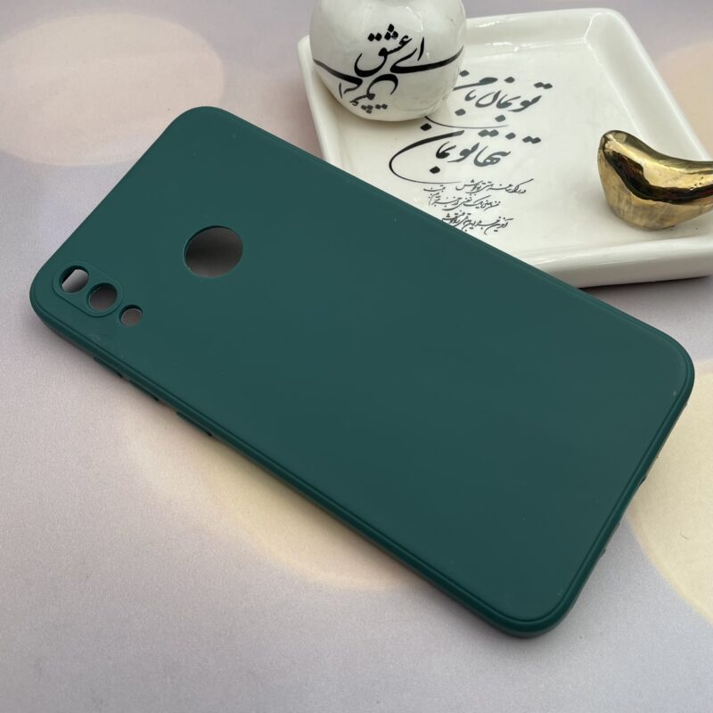 قاب گوشی Y7 2019 / Y7 Prime 2019 هوآوی سیلیکونی TPU محافظ لنز دار سبز تیره کد 30776 - Image 2