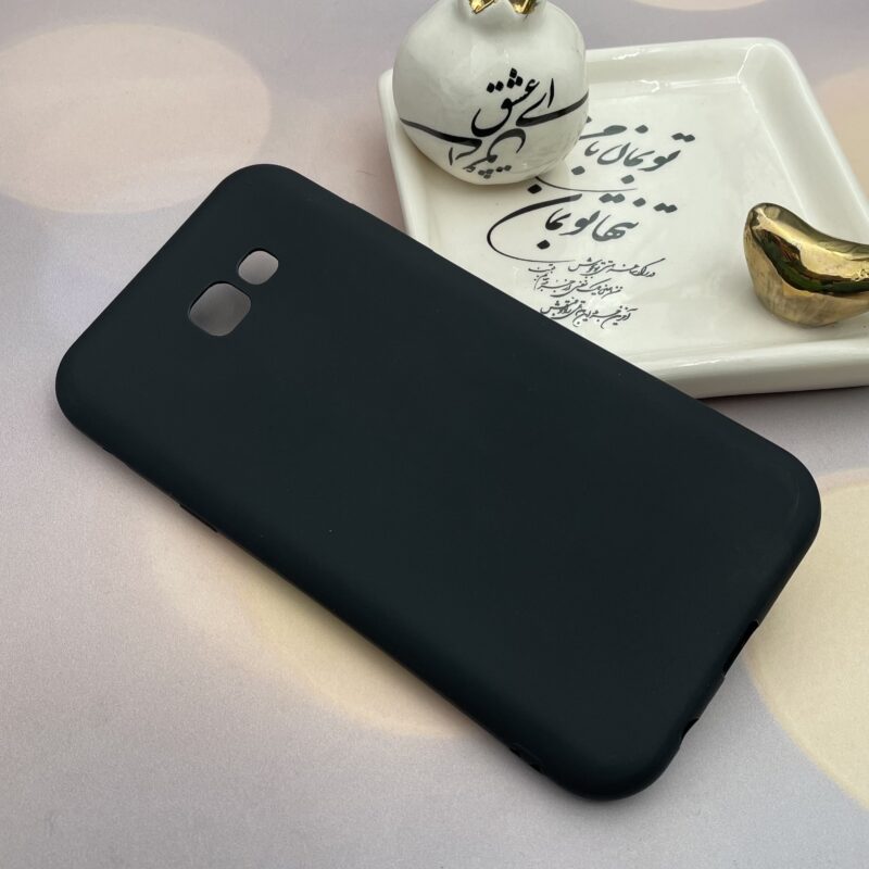 قاب گوشی (Galaxy A7 2017 (A720 سامسونگ سیلیکونی TPU محافظ لنز دار مشکی کد 67567 - Image 2