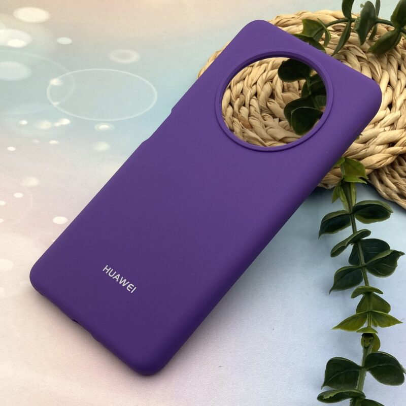 قاب گوشی Honor X9 4G / Honor X9 5G آنر سیلیکونی پاک کنی اورجینال داخل پارچه ای رنگ بنفش کد 67993 - Image 2