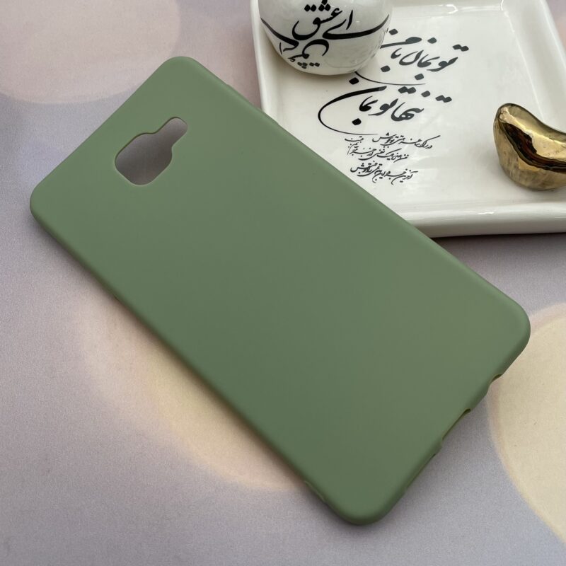 قاب گوشی (Galaxy A7 2016 (A710 سامسونگ سیلیکونی TPU محافظ لنز دار سبز روشن کد 73188 - Image 2