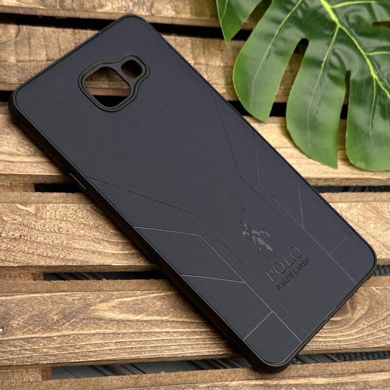 قاب گوشی (Galaxy A7 2016 (A710 سامسونگ چرمی دور ژله ای POLO لاکچری سرمه ای کد 75643 - Image 2