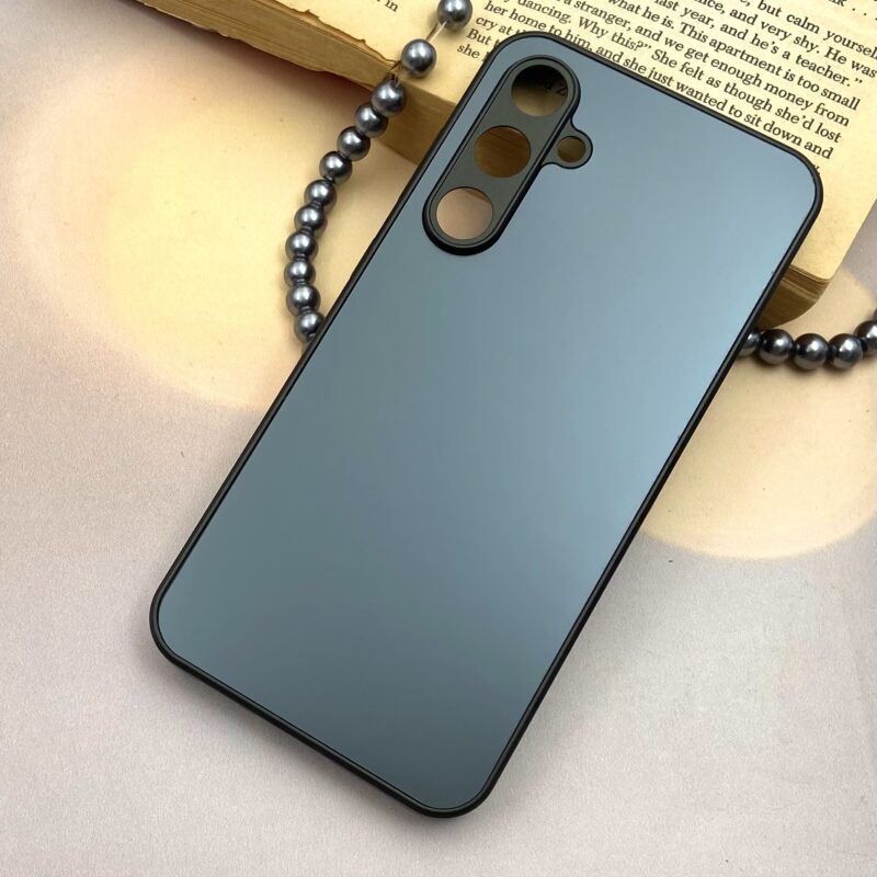 قاب گوشی Galaxy S23 FE سامسونگ PVD اورجینال ضد خش دور سیلیکونی براق محافظ لنزدار رنگ مشکی کد 42384 - Image 2