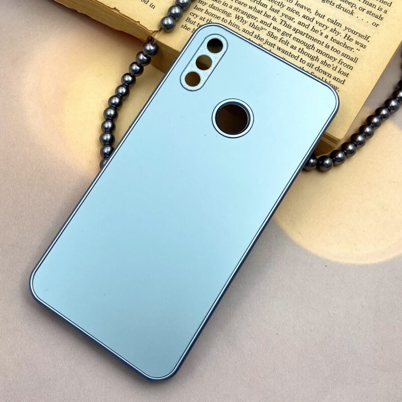 قاب گوشی Y7 2019 / Y7 Prime 2019 هوآوی PVD اورجینال ضد خش دور سیلیکونی براق محافظ لنزدار رنگ آبی کد 53164 - Image 2