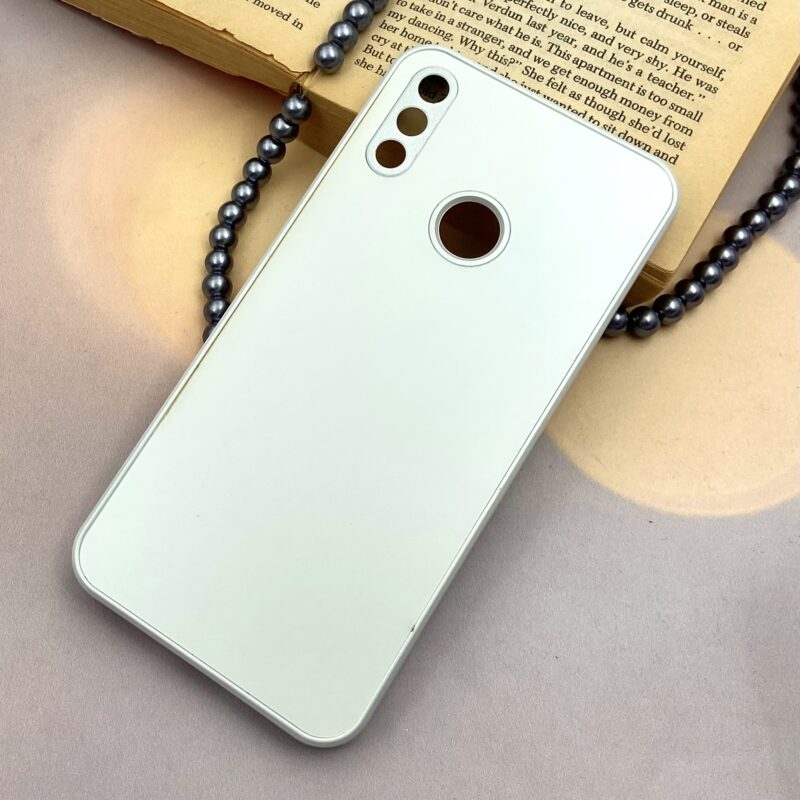 قاب گوشی Y7 2019 / Y7 Prime 2019 هوآوی PVD اورجینال ضد خش دور سیلیکونی براق محافظ لنزدار رنگ سفید کد 75148 - Image 2