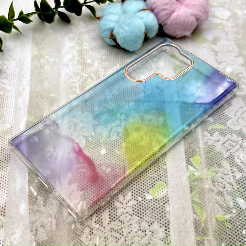 قاب گوشی Galaxy S23 Ultra سامسونگ اورجینال شفاف کهکشانی اکلیلی لاکچری هفت رنگ کد 13044 - Image 2