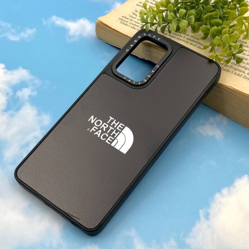 قاب گوشی Galaxy A52 / Galaxy A52S سامسونگ آینه ای لوکس دور سیلیکونی CASETIFY اورجینال طرح The North Face کد 17672 - Image 2