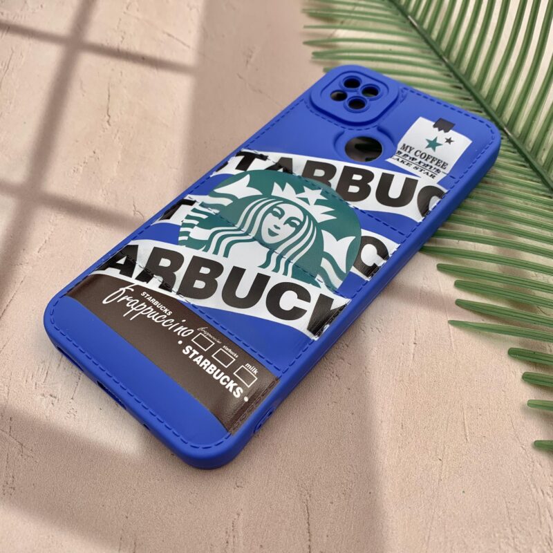 قاب گوشی Redmi 9C / Redmi 10A / Poco C3 شیائومی پافری محافظ لنز دار طرح استارباکس آبی کد 50670 - Image 2