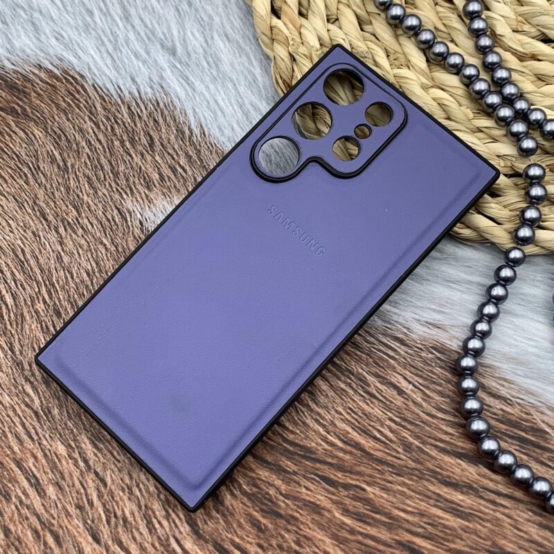 قاب گوشی Galaxy S23 Ultra سامسونگ Leather Case کلاسیک اورجینال چرمی محافظ لنز دار یاسی کد 61539 - Image 2