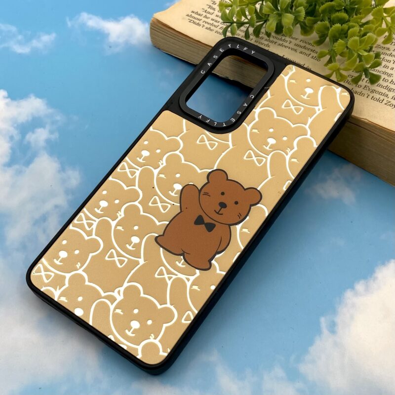 قاب گوشی Galaxy A52 / Galaxy A52S سامسونگ آینه ای لوکس دور سیلیکونی CASETIFY اورجینال طرح تدی کد 66364 - Image 2