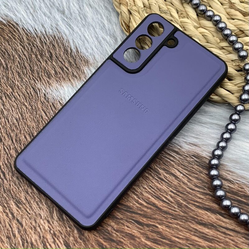 قاب گوشی Galaxy S21 FE سامسونگ Leather Case کلاسیک اورجینال چرمی محافظ لنز دار یاسی کد 70503 - Image 2