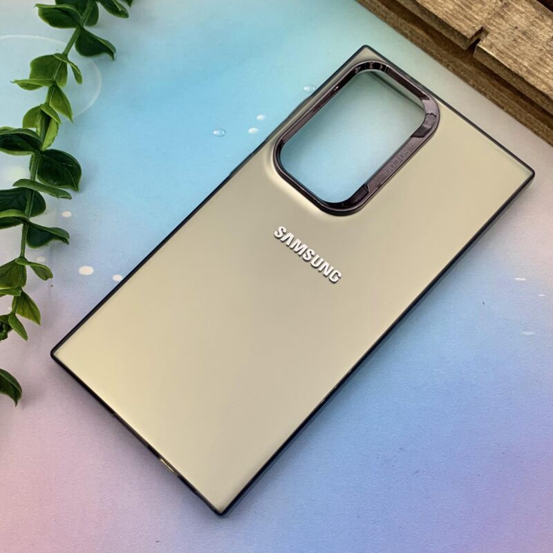 قاب گوشی Galaxy S24 Ultra سامسونگ اسپرت SO COOL اورجینال لوگو برجسته کرومی مشکی کد 70785 - Image 2