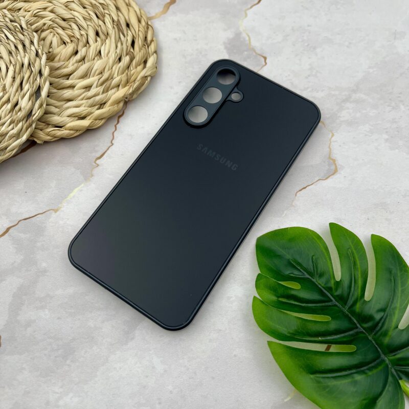 قاب گوشی Galaxy S23 FE سامسونگ PVD CASE دور سیلیکونی براق محافظ لنزدار رنگ مشکی کد 74570 - Image 2