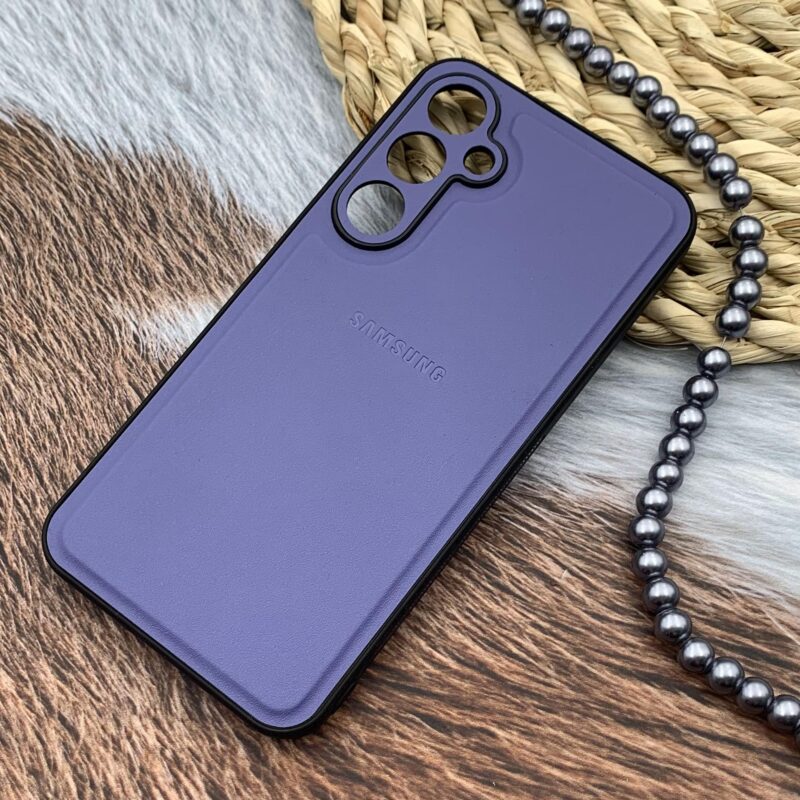 قاب گوشی Galaxy S23 FE سامسونگ Leather Case کلاسیک اورجینال چرمی محافظ لنز دار یاسی کد 79149 - Image 2