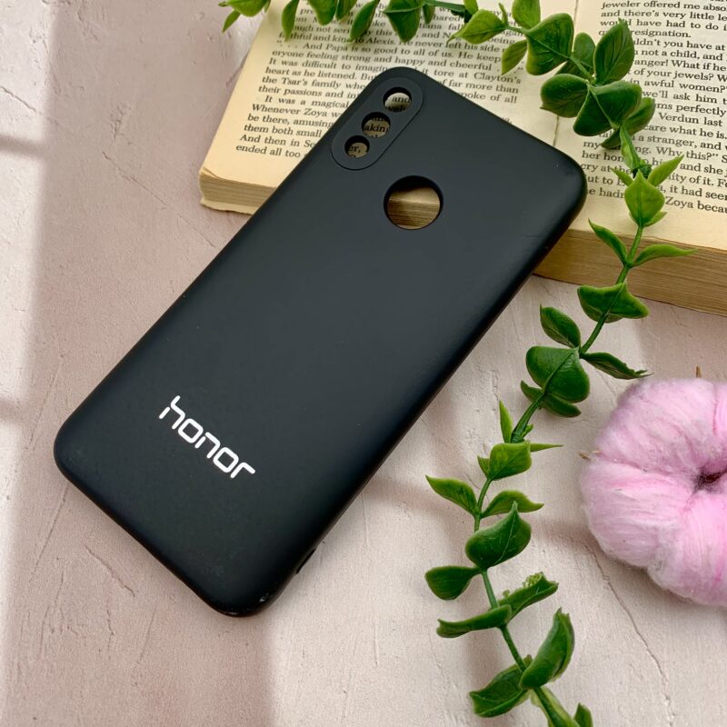 قاب گوشی Honor 10 Lite آنر سیلیکونی های کپی طرح ساده مشکی محافظ لنز دار کد 15594 - Image 2