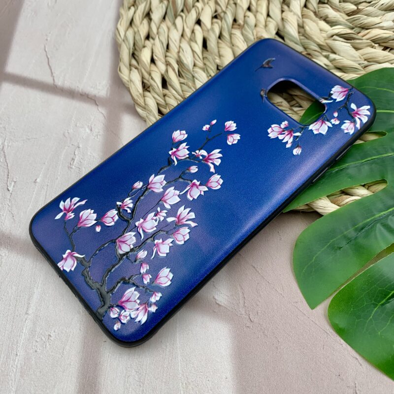 قاب گوشی Galaxy S7 Edge سامسونگ ژله ای محافظ لنز دار طرح برجسته فانتزی گل کد 17057 - Image 2