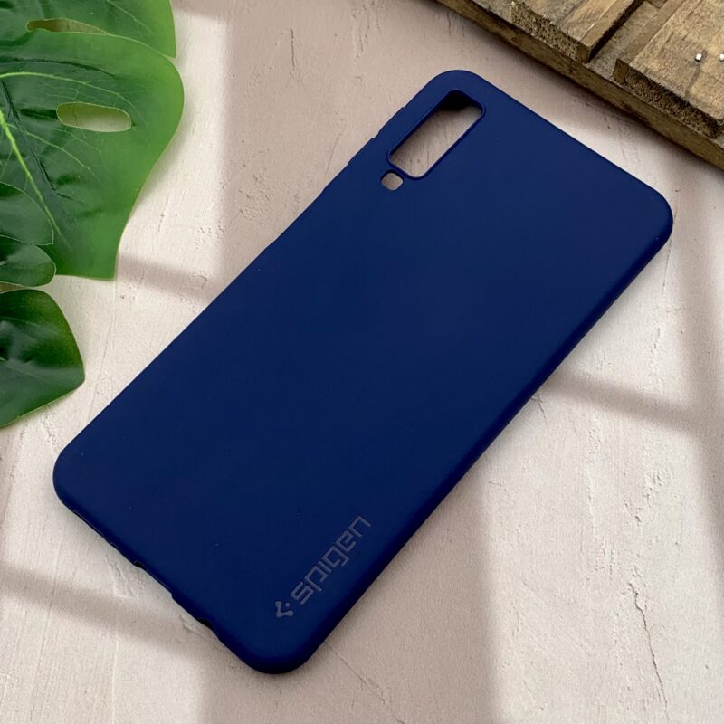 قاب گوشی (Galaxy A7 2018 (A750 سامسونگ ژله ای Rock طرح ساده رنگ سرمه ای کد 34475 - Image 2