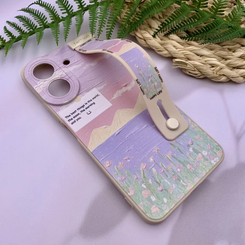 قاب گوشی Redmi 13C / Poco C65 شیائومی سیلیکونی دستبندی Fashion محافظ لنز دار بوم نقاشی کد 74036 - Image 2