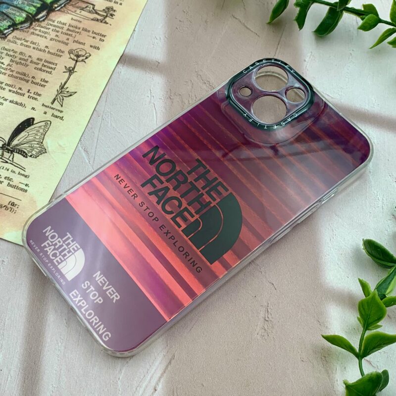 قاب گوشی iPhone 13 آیفون CASETIFY اورجینال هولوگرامی طرح The North Face محافظ لنز دار کد 88006 - Image 2