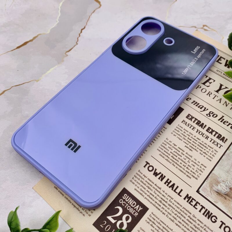 قاب گوشی Redmi 13C / Poco C65 شیائومی PVD Camera Lense اورجینال محافظ لنز دار رنگ یاسی کد 92359 - Image 2