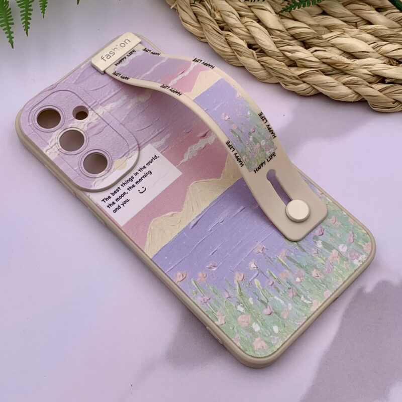 قاب گوشی Galaxy S23 FE سامسونگ سیلیکونی دستبندی Fashion محافظ لنز دار بوم نقاشی کد 93660 - Image 2