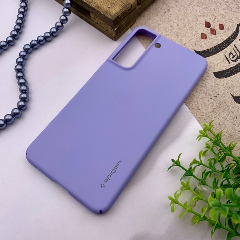 قاب گوشی Galaxy S21 FE سامسونگ Spigen اورجینال طرح ساده یاسی کد 11705 - Image 2