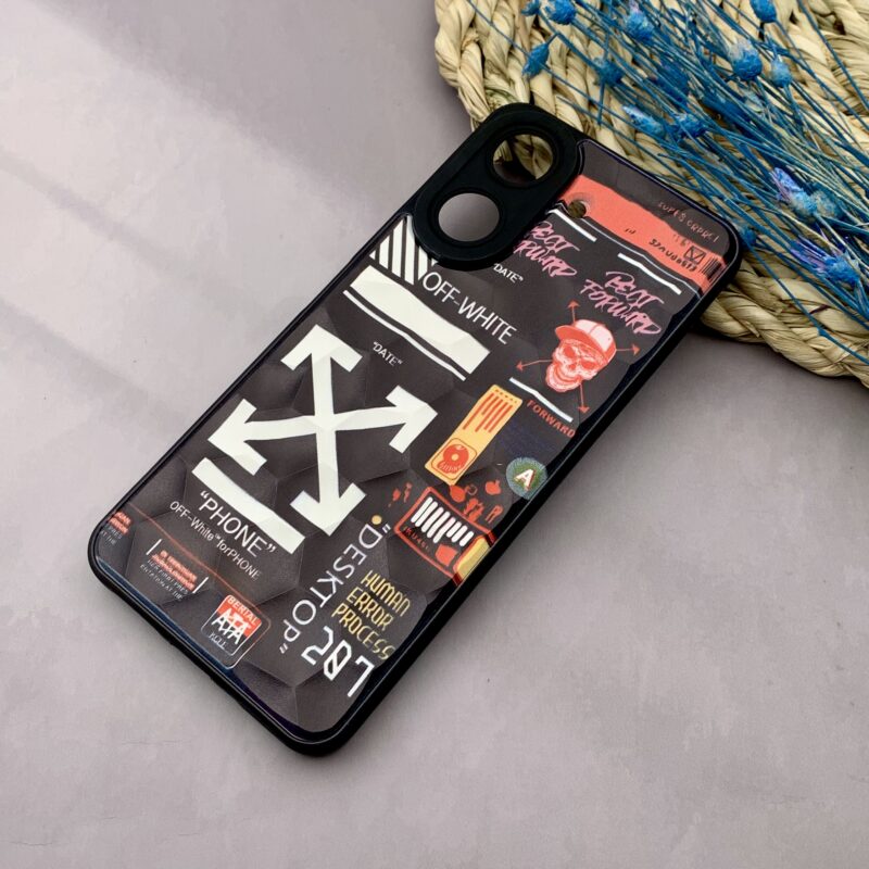 قاب گوشی Redmi 13C / Poco C65 شیائومی سه بعدی برجسته طرح Off White کد 34435 - Image 2