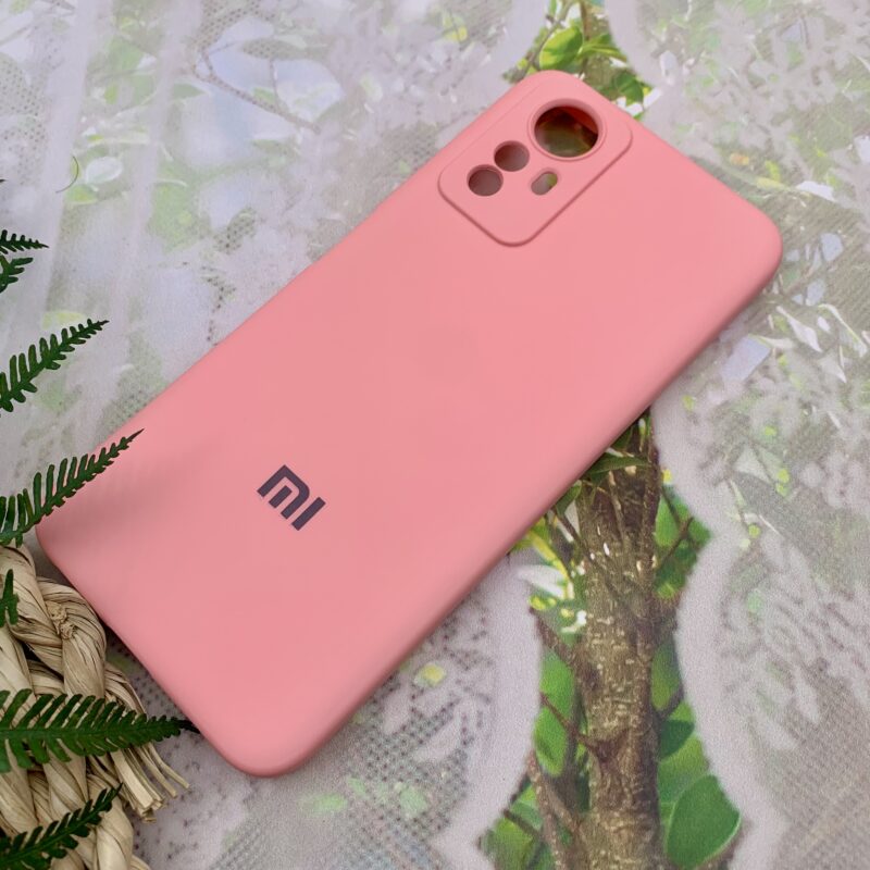 قاب گوشی Redmi Note 12S شیائومی سیلیکونی های کپی طرح ساده گلبهی محافظ لنز دار کد 52766 - Image 2