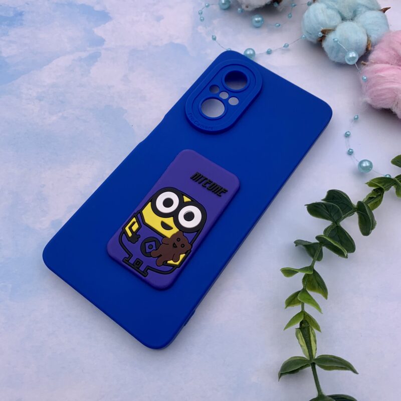 قاب گوشی Huawei Nova 9 SE هوآوی سیلیکونی عروسکی برجسته طرح مینیون محافظ لنز دار کد 54304 - Image 2
