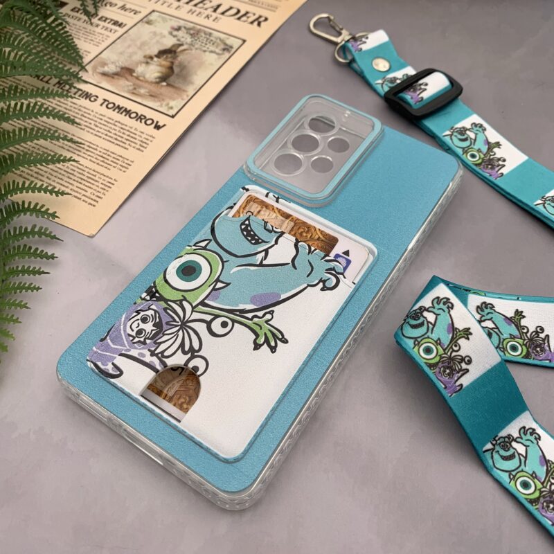 قاب گوشی Galaxy A53 سامسونگ ژله ای جاکارتی بند آویز دار گردنی ایربگ دار ضد ضربه سالیوان کد 76154 - Image 2