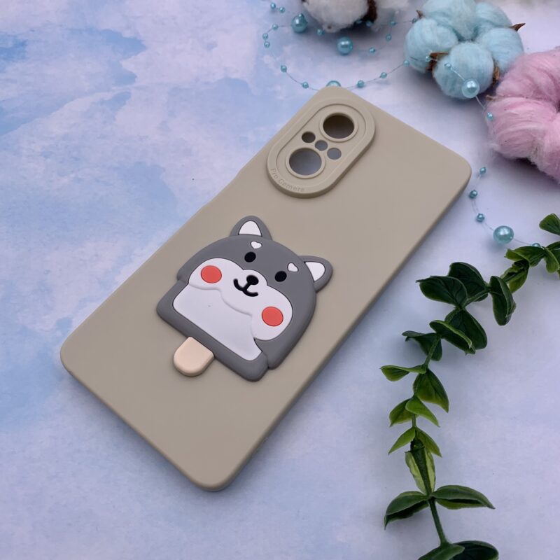 قاب گوشی Huawei Nova 9 SE هوآوی سیلیکونی عروسکی برجسته طرح کارتونی محافظ لنز دار کد 79417 - Image 2