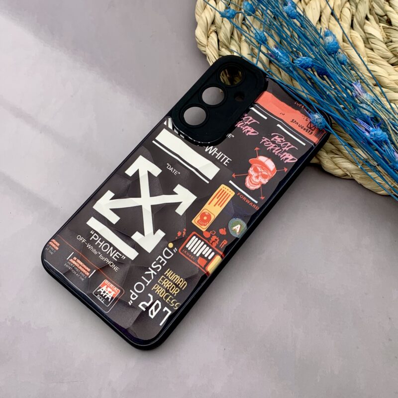 قاب گوشی Galaxy S23 FE سامسونگ سه بعدی برجسته طرح Off White کد 95741 - Image 2