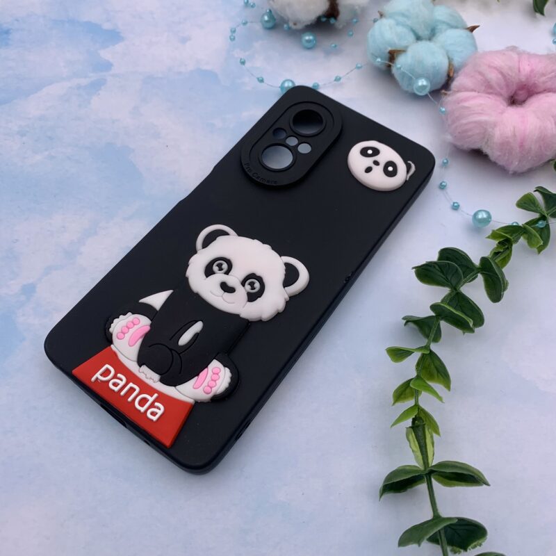 قاب گوشی Huawei Nova 9 SE هوآوی سیلیکونی عروسکی برجسته طرح تدی محافظ لنز دار کد 97488 - Image 2