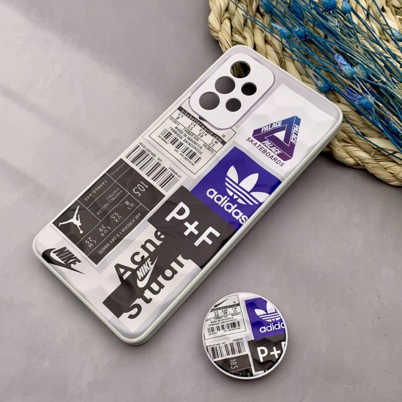 قاب گوشی Galaxy A52 / Galaxy A52S سامسونگ سه بعدی برجسته پاپ سوکت دار طرح Adidas کد 12272 - Image 2