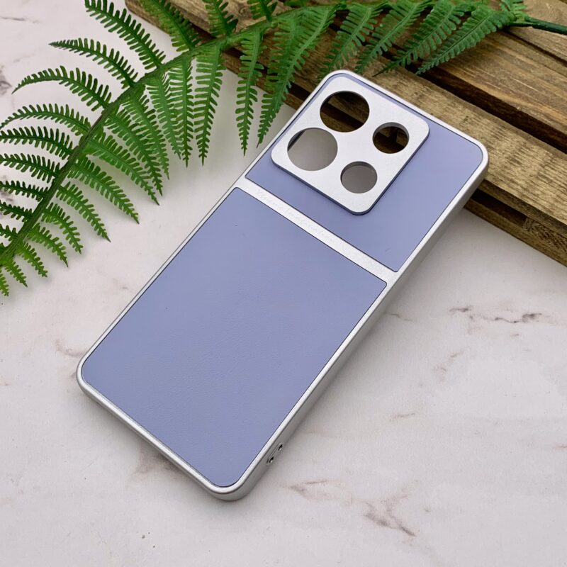 قاب گوشی Redmi Note 13 Pro 5G / Poco X6 شیائومی پشت چرم دور سیلیکونی Extreme Imagination محافظ لنزدار یاسی کد 12745 - Image 2