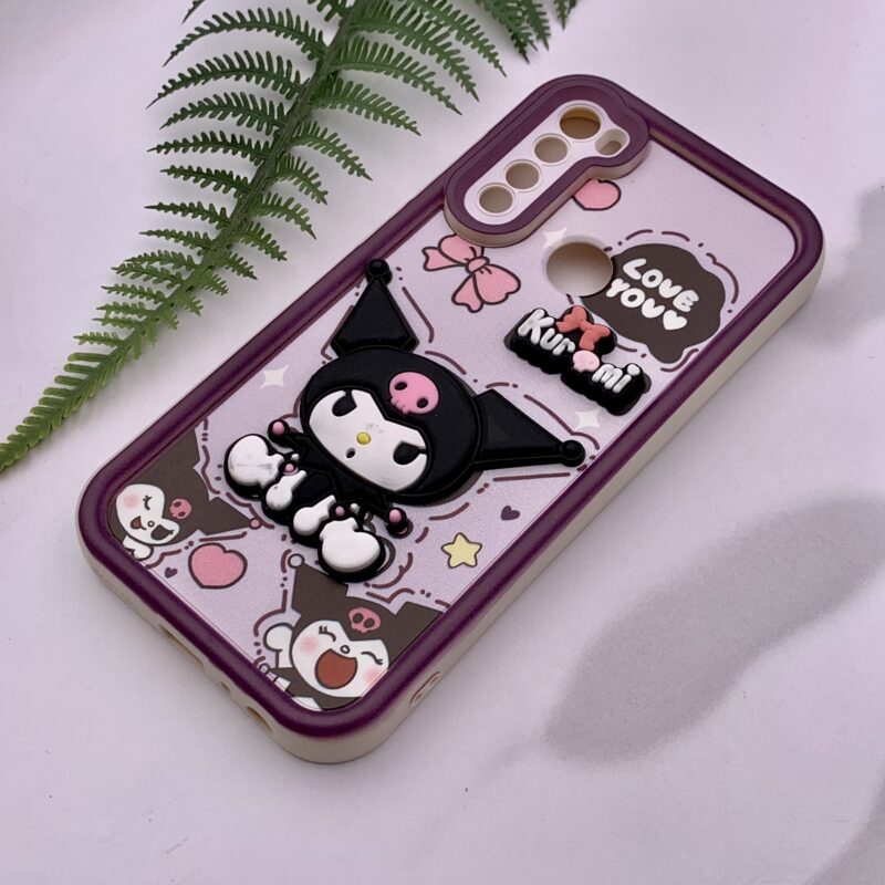 قاب گوشی Redmi Note 8 / Redmi Note 8 2021 شیائومی سیلیکونی عروسکی برجسته سه بعدی Solid Case گربه کرومی محافظ لنز دار کد 16105 - Image 2
