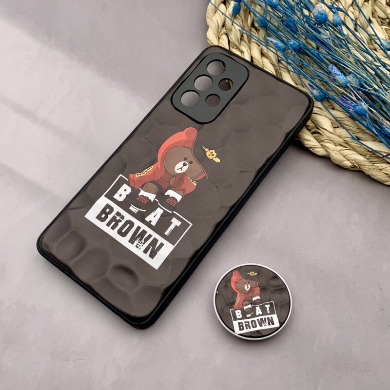 قاب گوشی Galaxy A52 / Galaxy A52S سامسونگ سه بعدی برجسته پاپ سوکت دار طرح تدی کد 18450 - Image 2