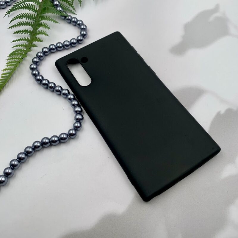 قاب گوشی Galaxy Note 10 سامسونگ ژله ای Rock طرح ساده رنگ مشکی کد 22277 - Image 2