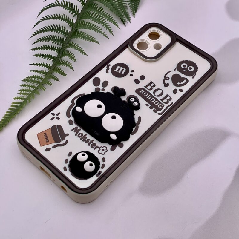 قاب گوشی Galaxy A05 سامسونگ سیلیکونی عروسکی برجسته سه بعدی Solid Case میکروب هپل محافظ لنز دار کد 27221 - Image 2