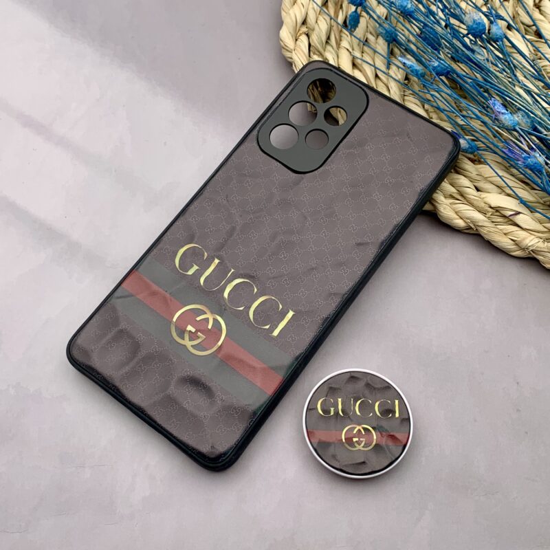قاب گوشی Galaxy A73 سامسونگ سه بعدی برجسته پاپ سوکت دار طرح GUCCI کد 42930 - Image 2