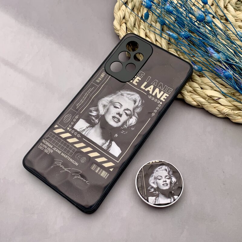 قاب گوشی Galaxy A73 سامسونگ سه بعدی برجسته پاپ سوکت دار طرح مرلین مونرو کد 44288 - Image 2