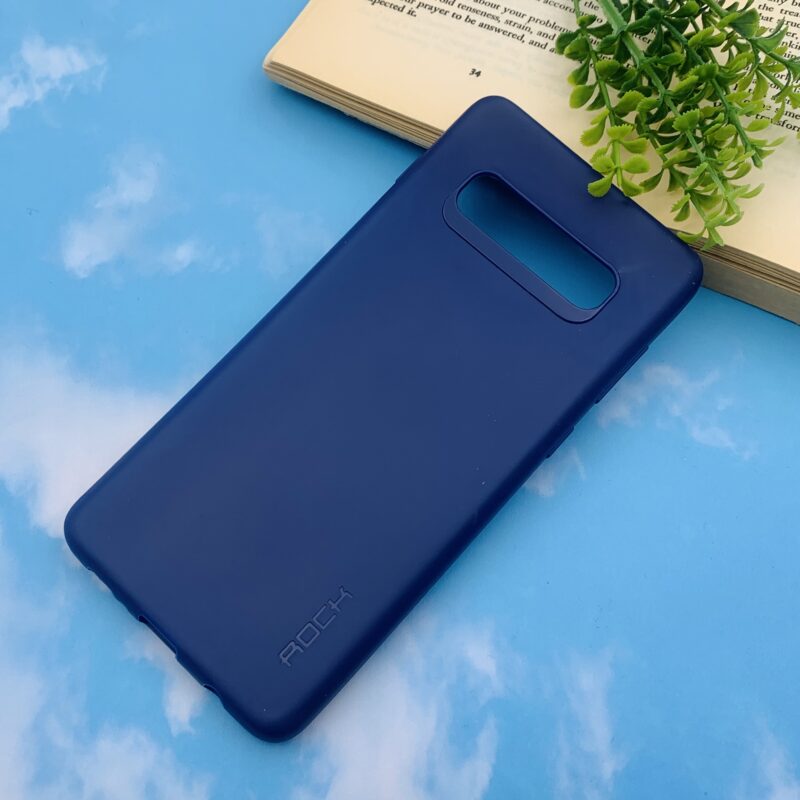 قاب گوشی Galaxy S10 Plus سامسونگ ژله ای Rock طرح ساده رنگ سرمه ای کد 56066 - Image 2